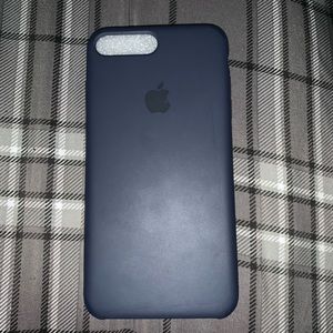 Navy blue Apple iPhone 7 plus silicone case